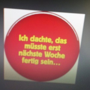 ich dachte