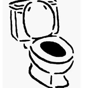 ржавый унитаз