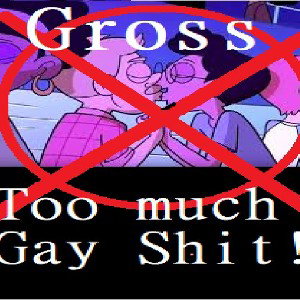 Too much gay shit.