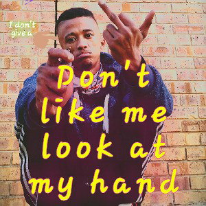 bang I'm with my gang my fam 
