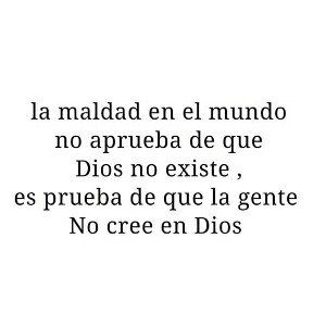 La maldad del mundo