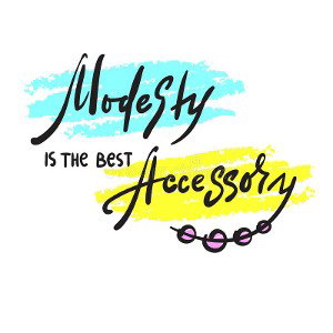 La modestie / ‏التواضع