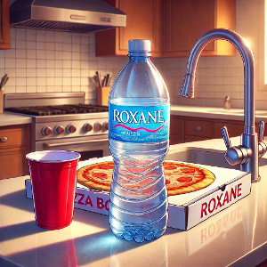 Empty water bottle