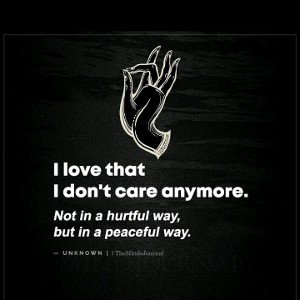 I don't care anymore 😎😎