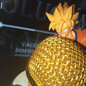 goku poniendo el tema