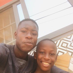 Me & my younger brother on the 🎙🎙