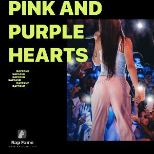 Pink and Purple hearts