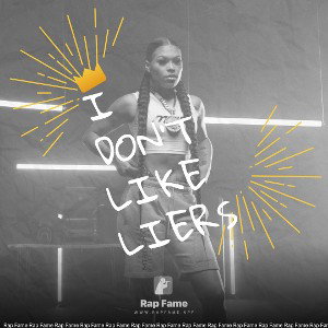 I don’t like liers 