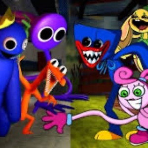 Poopy Playtime vs Rainbow Friends