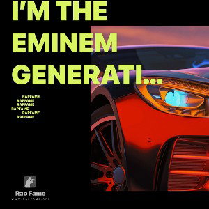 I’m the Eminem generation this year 