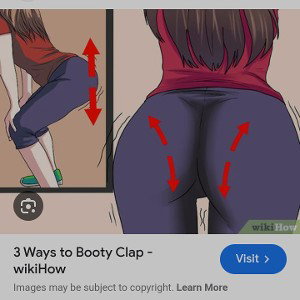 clapper her cheeks