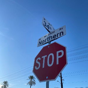 stop and proceed with caution
