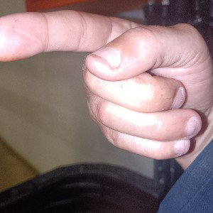 point a finger 