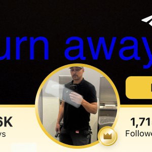 Turn away 