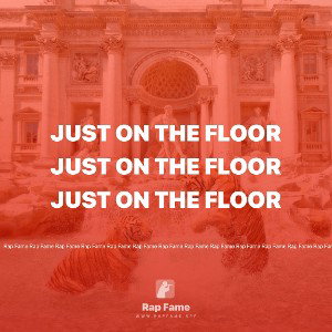 just on the floor
