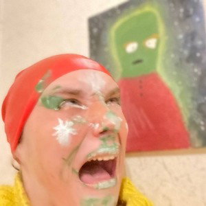 я сижу и ем кашу