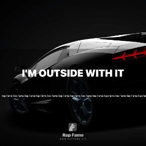 I’m outside with it