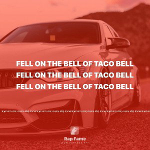 fell on the bell of Taco Bell 