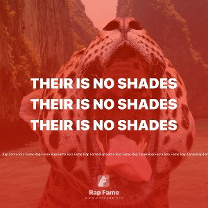 their is no shades 
