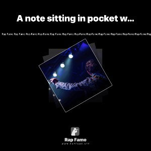 A note sitting in pocket watching Negas cause we got money off that block