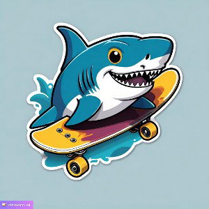 Bloom with the shark 