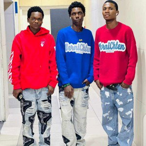 working in the street with my guys