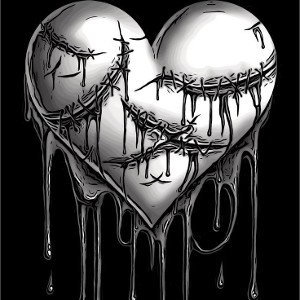 el corazón roto de un  angel caído 💔