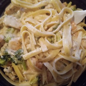fettuccine alfredo🥘