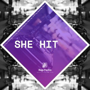 She hit 