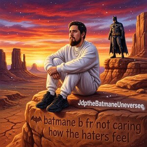🦇 batmane b fr not caring how the haters feel 