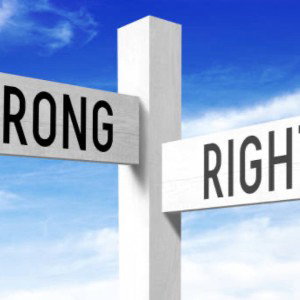 Right or wrong