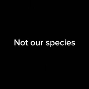 not our species 