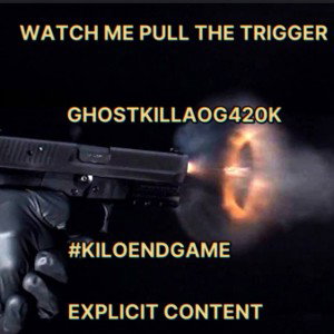 GHOSTKILLAOG420K - WATCH ME PULL THE TRIGGER- C Minor - 164BPM
