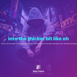   into the thicker bit like oh