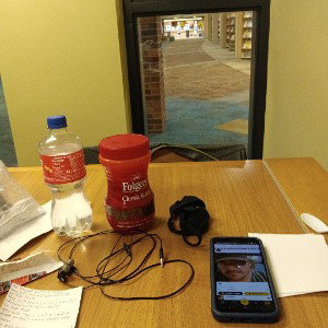 freestyling at library
