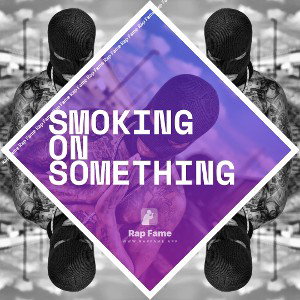 smoking on something