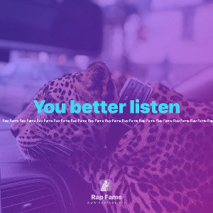 You better listen