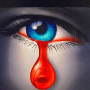 Tears 😢 and Blood🩸 