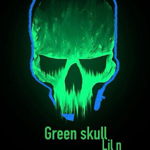 Green skull