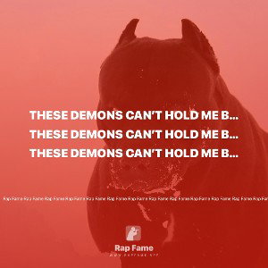 These Demons Can’t Hold Me Back