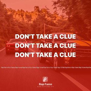 don’t take a clue