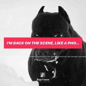 I'm back on the scene, like a phoenix rising