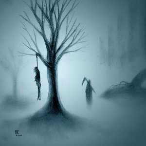 atrapado en el bosque