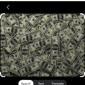 Money as I speak 