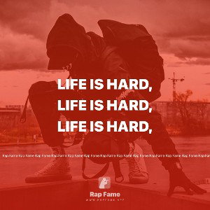 Life is hard,