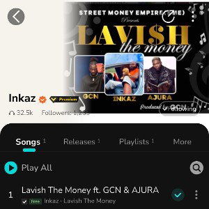 INKAZ-LAVISH THE MONEY