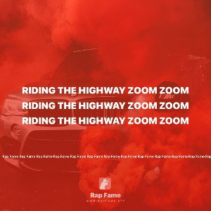 riding the highway zoom zoom