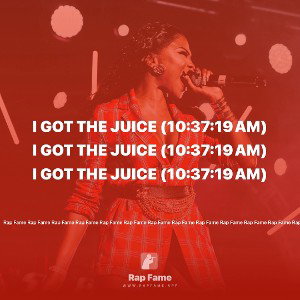 I got the Juice (10:37:19 AM)