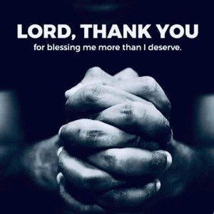 thank you Lord (am blessed)