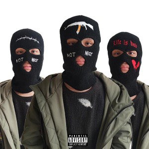 ski mask on